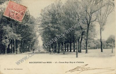 Carte postale ancienne Rochefort sur Mer — Rochefort (Charente-Maritime)