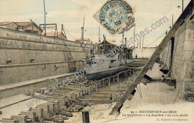 Carte postale ancienne Rochefort sur Mer — Rochefort (Charente-Maritime)