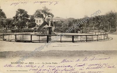 Carte postale ancienne Rochefort sur Mer — Rochefort (Charente-Maritime)