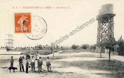 Carte postale ancienne Rochefort sur Mer — Rochefort (Charente-Maritime)