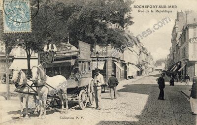 Carte postale ancienne Rochefort sur Mer — Rochefort (Charente-Maritime)