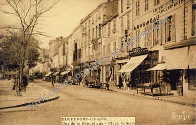 Carte postale ancienne Rochefort sur Mer — Rochefort (Charente-Maritime)