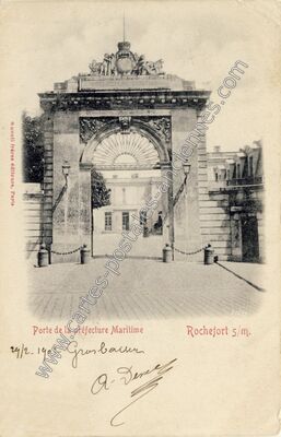Carte postale ancienne Rochefort sur Mer — Rochefort (Charente-Maritime)