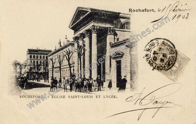 Carte postale ancienne Rochefort sur Mer — Rochefort (Charente-Maritime)