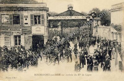 Carte postale ancienne Rochefort sur Mer — Rochefort (Charente-Maritime)