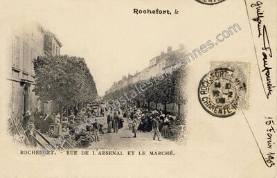 Carte postale ancienne Rochefort sur Mer — Rochefort (Charente-Maritime)