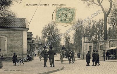 Carte postale ancienne Rochefort sur Mer — Rochefort (Charente-Maritime)