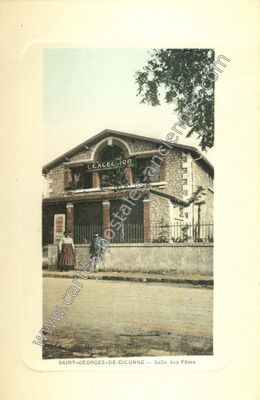 Carte postale ancienne Salle des Fêtes — Saint-Georges-de-Didonne (Charente-Maritime)