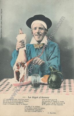 Carte postale ancienne Aunay — Aubigny (Calvados)
