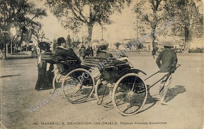 Carte postale ancienne Exposition Coloniale 1906 — Marseille (Bouches-du-Rhône)