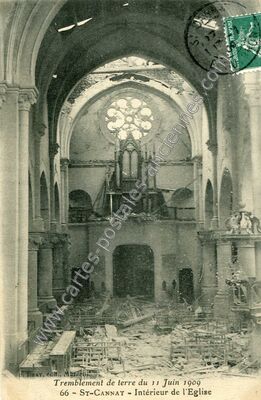 Carte postale ancienne St Cannat 1909 — Saint-Cannat (Bouches-du-Rhône)