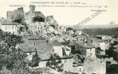 Carte postale ancienne Vernegues 1909 — Vernègues (Bouches-du-Rhône)