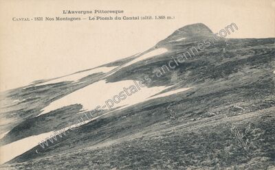 Carte postale ancienne Plomb du Cantal — Albepierre-Bredons (Cantal)