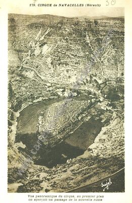 Carte postale ancienne Cirque de Navacelles — Saint-Maurice-Navacelles (Hérault)