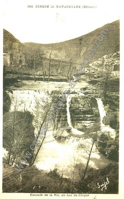 Carte postale ancienne Cirque de Navacelles — Saint-Maurice-Navacelles (Hérault)