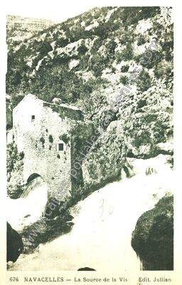 Carte postale ancienne Navacelles — Saint-Maurice-Navacelles (Hérault)