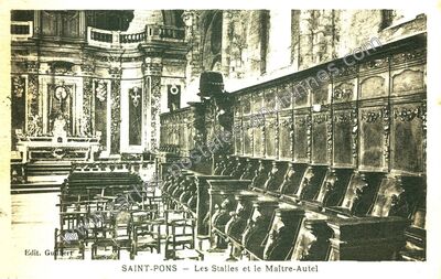 Carte postale ancienne St Pons — Saint-Pons-de-Thomières (Hérault)