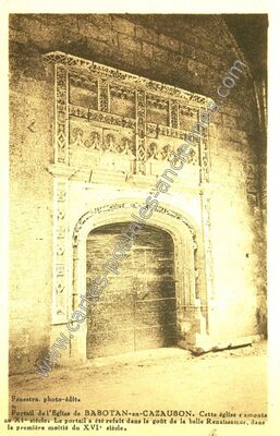 Carte postale ancienne Barbotan — Cazaubon (Gers)