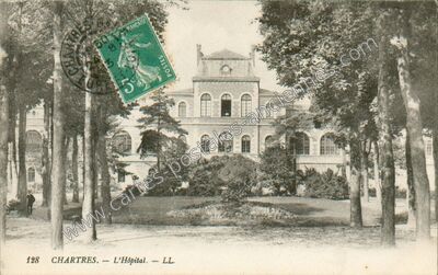 Carte postale ancienne L'Hôpital — Chartres (Eure-et-Loir)
