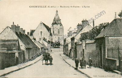Carte postale ancienne Courville — Courville-sur-Eure (Eure-et-Loir)
