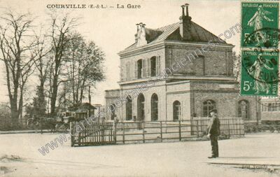 Carte postale ancienne Courville — Courville-sur-Eure (Eure-et-Loir)