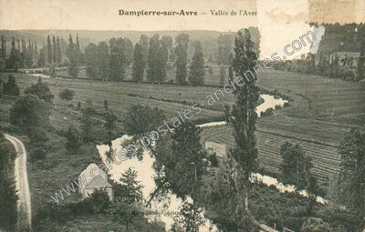 Carte postale ancienne Vallée de l'Avre — Dampierre-sur-Avre (Eure-et-Loir)