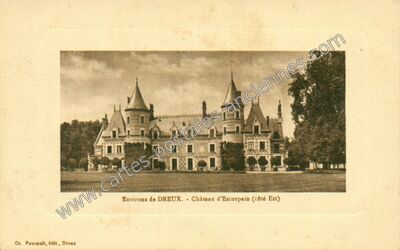 Carte postale ancienne Chateau d'Escorpain — Escorpain (Eure-et-Loir)