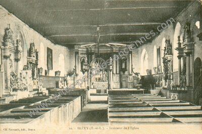 Carte postale ancienne Blevy — Maillebois (Eure-et-Loir)