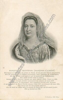 Carte postale ancienne Marquise de Maintenon — Maintenon (Eure-et-Loir)