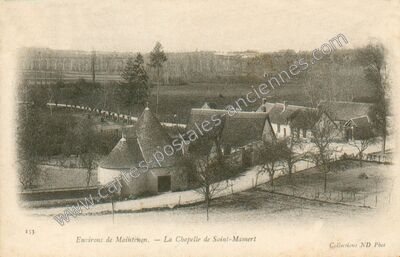 Carte postale ancienne St Mamert — Maintenon (Eure-et-Loir)