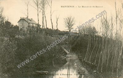 Carte postale ancienne St Mamert — Maintenon (Eure-et-Loir)