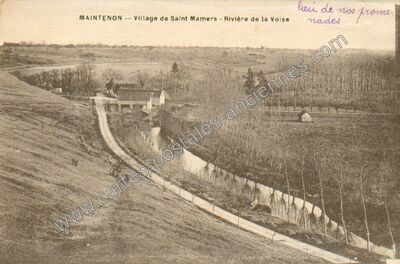 Carte postale ancienne St Mamert — Maintenon (Eure-et-Loir)