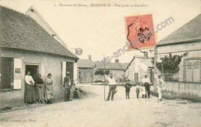 Carte postale ancienne Blainville — Marville-Moutiers-Brûlé (Eure-et-Loir)
