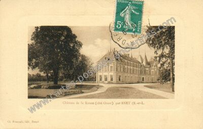 Carte postale ancienne Chateau de La Ronce — Les Pinthières (Eure-et-Loir)