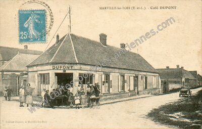 Carte postale ancienne Marville les bois — Saint-Sauveur-Marville (Eure-et-Loir)