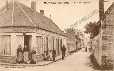 Carte postale ancienne Marville les bois — Saint-Sauveur-Marville (Eure-et-Loir)