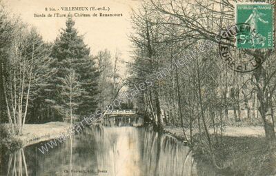 Carte postale ancienne Chateau de Renancourt — Villemeux-sur-Eure (Eure-et-Loir)
