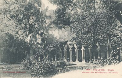 Carte postale ancienne Musée Cloître des Augustins (XIV° siècle) — Toulouse (Haute-Garonne)