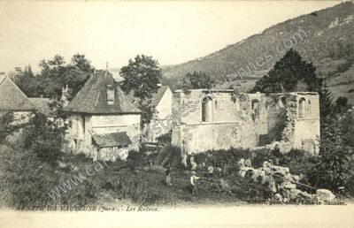 Carte postale ancienne Abbaye de Vaucluse — Onoz (Jura)