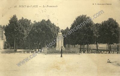 Carte postale ancienne Pont de Vaux — Pont-de-Vaux (Ain)