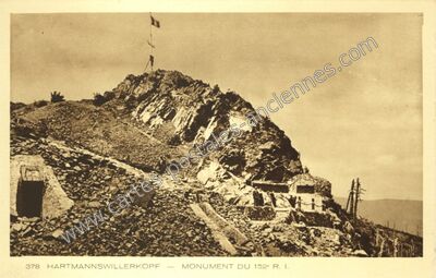 Carte postale ancienne Hartmannswillerkopf — Wattwiller (Haut-Rhin)