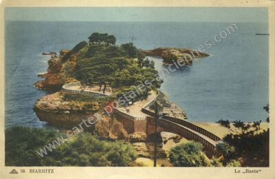 Carte postale ancienne Le „Basta“ — Biarritz (Pyrénées-Atlantiques)