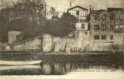 Carte postale ancienne La Maison de Pierre Loti — Hendaye (Pyrénées-Atlantiques)