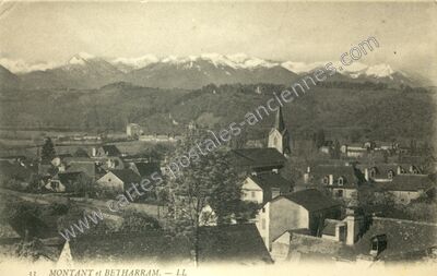 Carte postale ancienne Montaut et Betharram — Montaut (Pyrénées-Atlantiques)