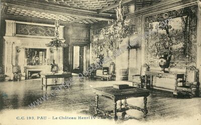 Carte postale ancienne Chateau de Pau — Pau (Pyrénées-Atlantiques)