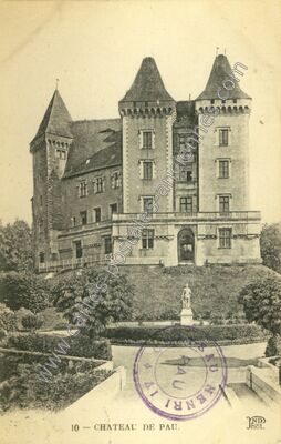 Carte postale ancienne Chateau de Pau — Pau (Pyrénées-Atlantiques)