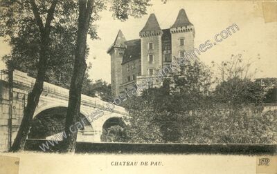 Carte postale ancienne Chateau de Pau — Pau (Pyrénées-Atlantiques)