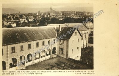 Carte postale ancienne Petit Séminaire Apostolique des Missions Africaines — Chamalières (Puy-de-Dôme)