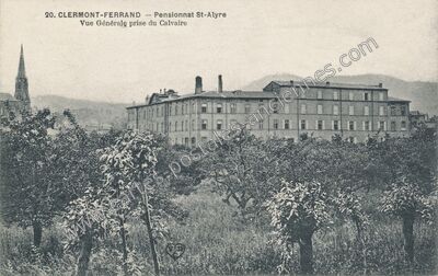 Carte postale ancienne St Alyre — Clermont-Ferrand (Puy-de-Dôme)