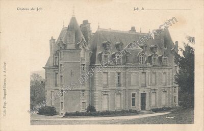 Carte postale ancienne Chateau de Job — Job (Puy-de-Dôme)